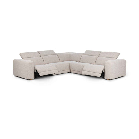 Knoxville 5pc Power Recliner Sectional - Gray by Classic Home at Eve Furniture