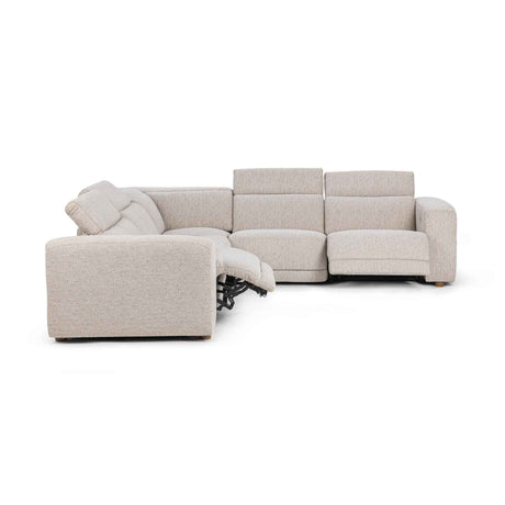 Knoxville Gray 5pc Power Recliner Sectional by Classic Home at Eve Furniture