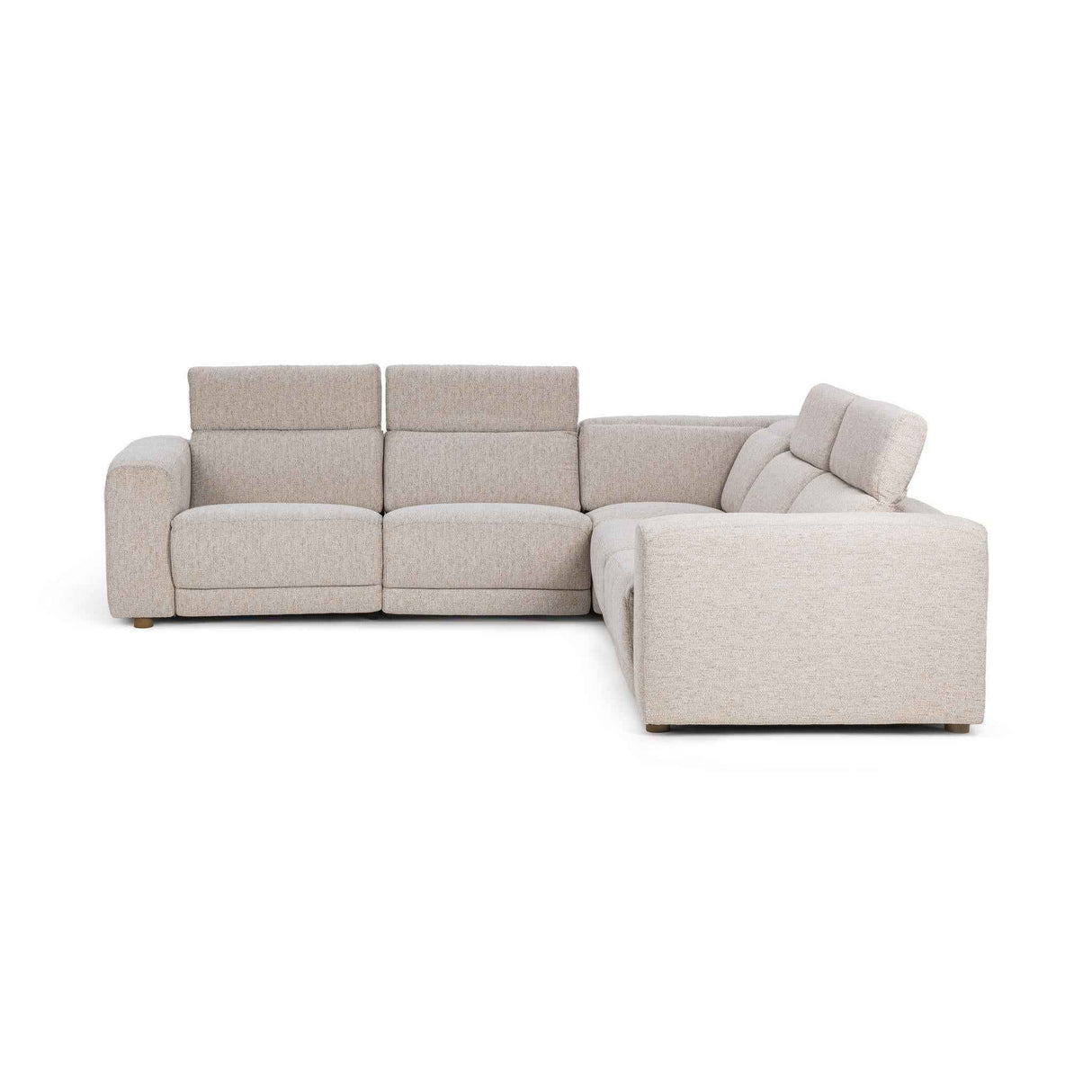 Knoxville Gray 5pc Power Recliner Sectional by Classic Home at Eve Furniture