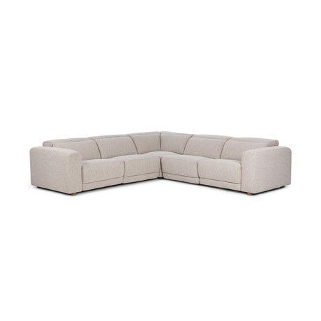 Knoxville Gray 5pc Power Recliner Sectional by Classic Home at Eve Furniture
