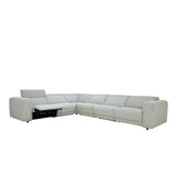 Knoxville Gray 6 Piece Power Recliner Sectional by Classic Home at Eve Furniture