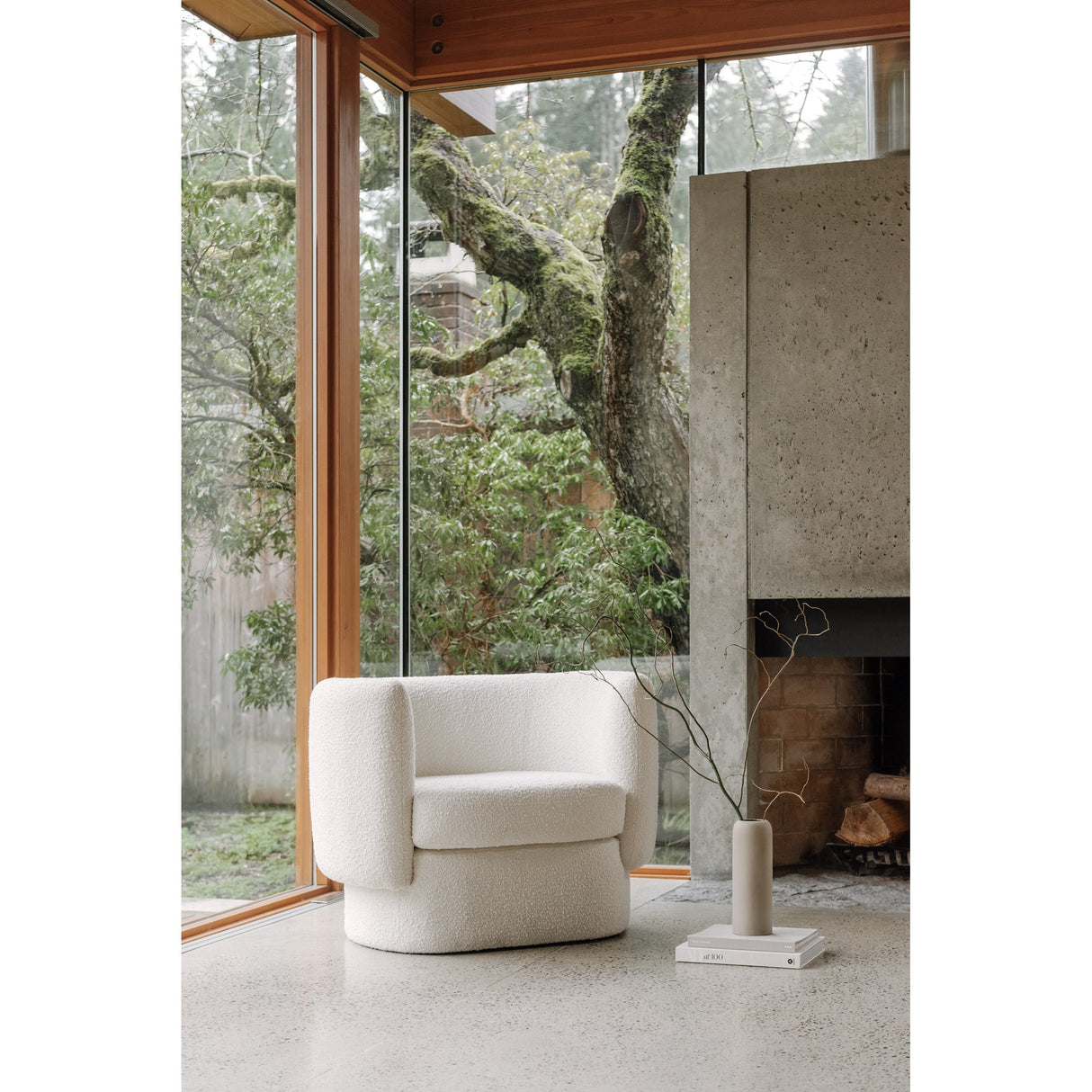 Koba Maya White Chair by Moe's Home at Eve Furniture
