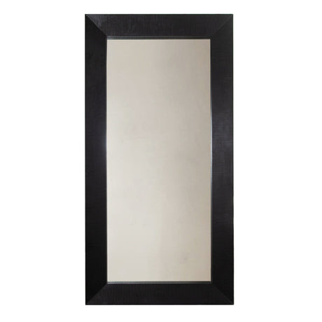 Koda Black Wood Floor Mirror by Diamond Sofa at Eve Furniture