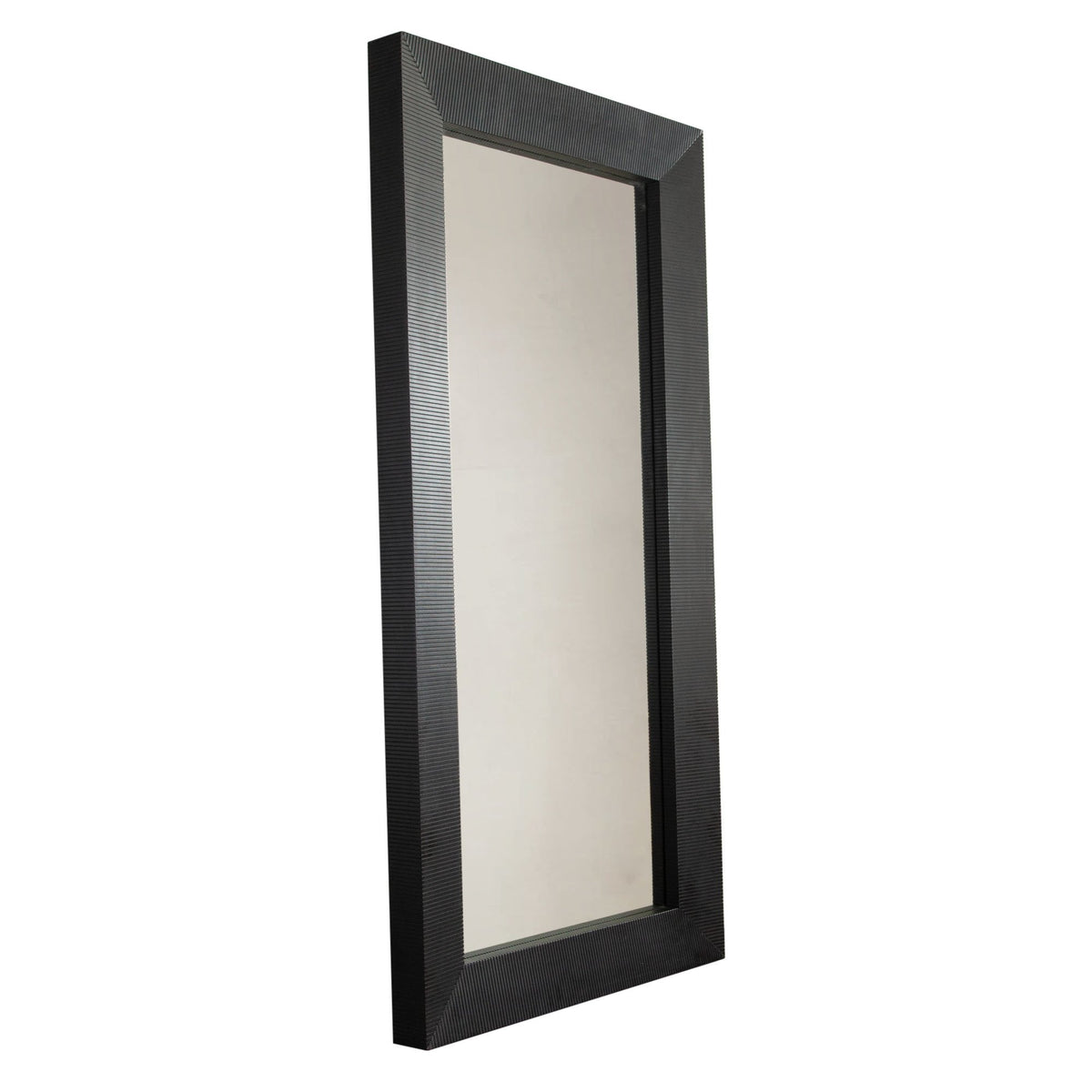 Koda Black Wood Floor Mirror by Diamond Sofa at Eve Furniture