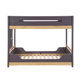 Koda Plum/Natural Full/Full Bunk Bed by Homelegance at Eve Furniture