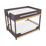 Koda Plum/Natural Full/Full Bunk Bed by Homelegance at Eve Furniture