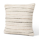 Kodi Square Pillow Cover w/Non-Allergen Filler, Set of 2 by Mercana at Eve Furniture