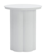 Kogur White Outdoor Side Table by Zuomod at Eve Furniture