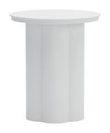 Kogur White Outdoor Side Table by Zuomod at Eve Furniture