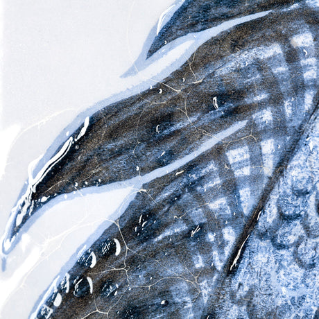 Koi Fish Blue I by Mercana Studio a Hand Embellished Textured Canvas by Mercana at Eve Furniture