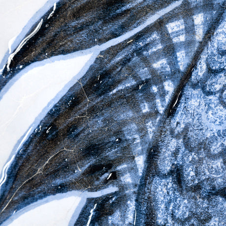 Koi Fish Blue I by Mercana Studio a Hand Embellished Textured Canvas by Mercana at Eve Furniture