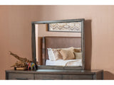 Koko Minx Beveled Glass Wall or Dresser Mirror by Modus Furniture at Eve Furniture