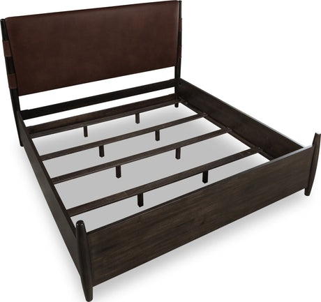 Koko Minx California King Upholstered Panel Bed by Modus Furniture at Eve Furniture