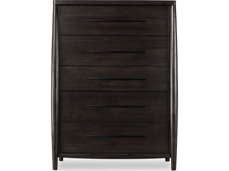 Koko Minx Five Drawer Acacia Wood Chest by Modus Furniture at Eve Furniture