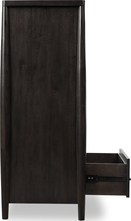 Koko Minx Five Drawer Acacia Wood Chest by Modus Furniture at Eve Furniture