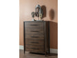 Koko Minx Five Drawer Acacia Wood Chest by Modus Furniture at Eve Furniture
