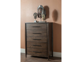 Koko Minx Five Drawer Acacia Wood Chest by Modus Furniture at Eve Furniture