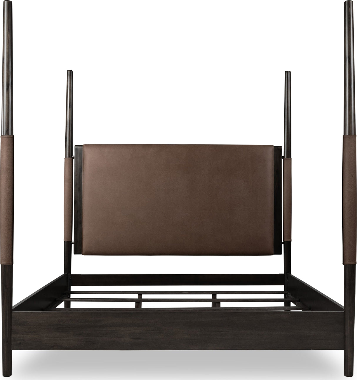 Koko Minx King Upholstered Poster Bed by Modus Furniture at Eve Furniture