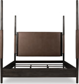 Koko Minx King Upholstered Poster Bed by Modus Furniture at Eve Furniture