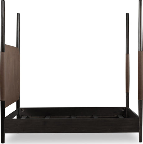 Koko Minx King Upholstered Poster Bed by Modus Furniture at Eve Furniture