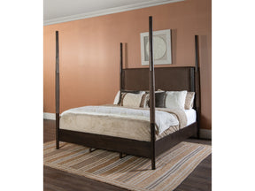 Koko Minx King Upholstered Poster Bed by Modus Furniture at Eve Furniture