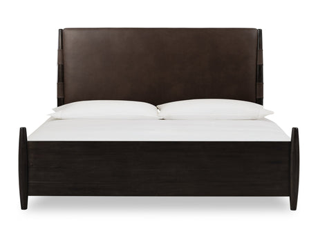 Koko Minx Queen Upholstered Panel Bed by Modus Furniture at Eve Furniture