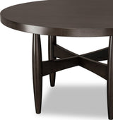 Koko Minx Round Acacia Wood Dining Table by Modus Furniture at Eve Furniture