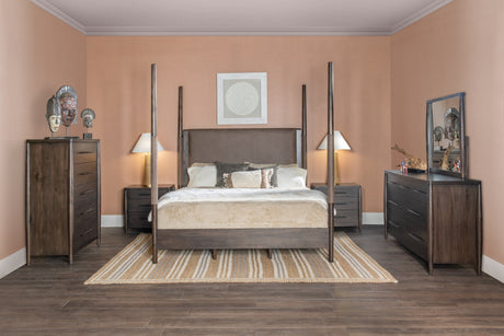 Koko Minx Seven Drawer Acacia Wood Dresser by Modus Furniture at Eve Furniture
