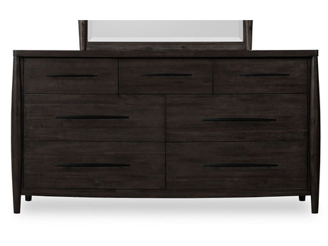 Koko Minx Seven Drawer Acacia Wood Dresser by Modus Furniture at Eve Furniture