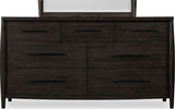 Koko Minx Seven Drawer Acacia Wood Dresser by Modus Furniture at Eve Furniture