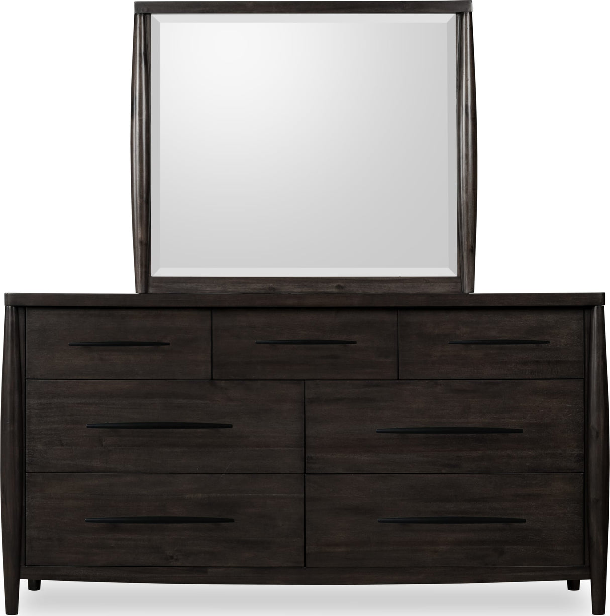 Koko Minx Seven Drawer Acacia Wood Dresser by Modus Furniture at Eve Furniture