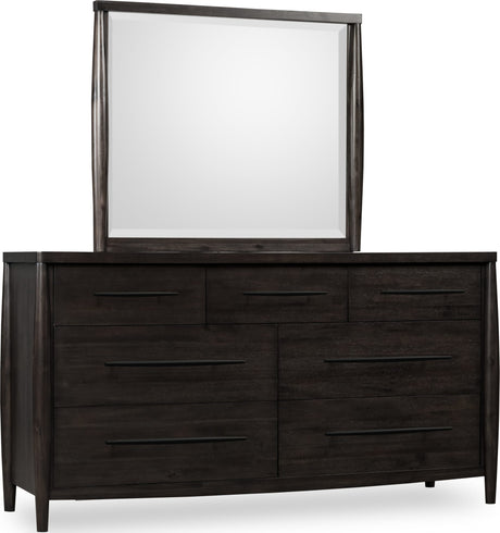 Koko Minx Seven Drawer Acacia Wood Dresser by Modus Furniture at Eve Furniture