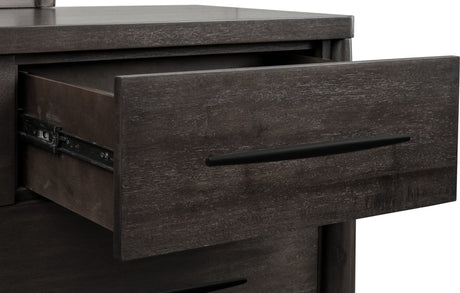 Koko Minx Seven Drawer Acacia Wood Dresser by Modus Furniture at Eve Furniture