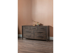 Koko Minx Seven Drawer Acacia Wood Dresser by Modus Furniture at Eve Furniture