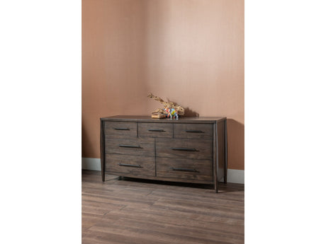 Koko Minx Seven Drawer Acacia Wood Dresser by Modus Furniture at Eve Furniture