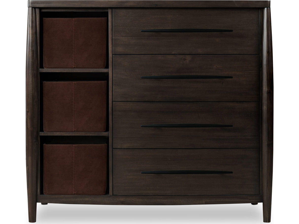 Koko Minx Sweater Chest with Storage Bins by Modus Furniture at Eve Furniture