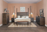 Koko Minx Three Drawer Nightstand with Cord Management by Modus Furniture at Eve Furniture