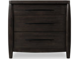Koko Minx Three Drawer Nightstand with Cord Management by Modus Furniture at Eve Furniture