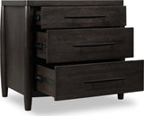 Koko Minx Three Drawer Nightstand with Cord Management by Modus Furniture at Eve Furniture
