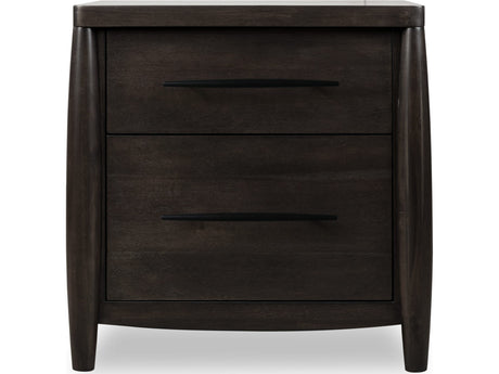 Koko Minx Two Drawer Nightstand with Cord Management by Modus Furniture at Eve Furniture