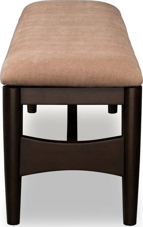 Koko Minx Upholstered Dining Bench by Modus Furniture at Eve Furniture