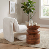 Kollam Walnut Side Table by Zuomod at Eve Furniture