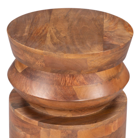 Kollam Walnut Side Table by Zuomod at Eve Furniture