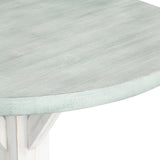 Kona Beach White/Blue Accent Table by Crestview at Eve Furniture
