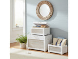Kona Beach White/Tan 3-Piece Trunks by Crestview at Eve Furniture