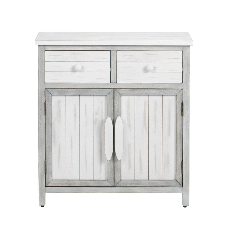 Kona Beach White/Tan Cabinet by Crestview at Eve Furniture