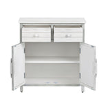 Kona Beach White/Tan Cabinet by Crestview at Eve Furniture