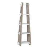 Kona Beach White/Tan Etagere by Crestview at Eve Furniture