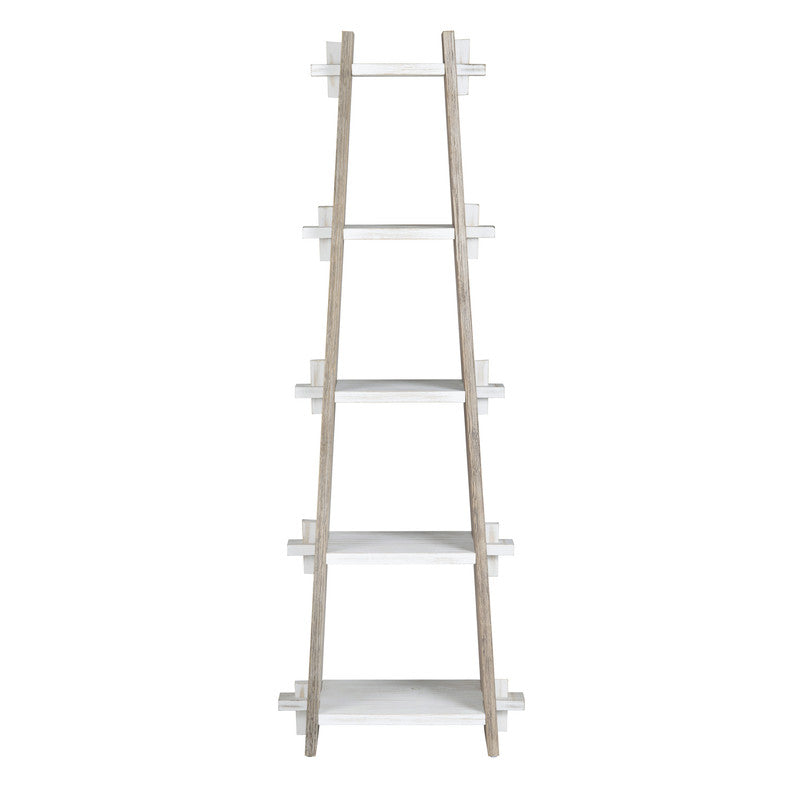 Kona Beach White/Tan Etagere by Crestview at Eve Furniture