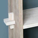 Kona Beach White/Tan Etagere by Crestview at Eve Furniture
